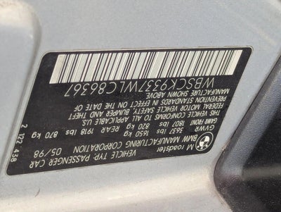 1998 BMW M 3.2L Roadster