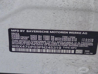 2023 BMW X3 sDrive30i Sports Activity Vehicle