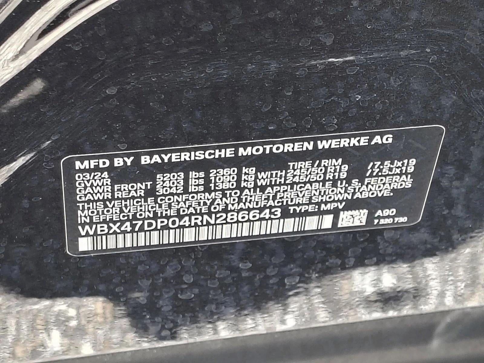 2024 BMW X3 sDrive30i Sports Activity Vehicle