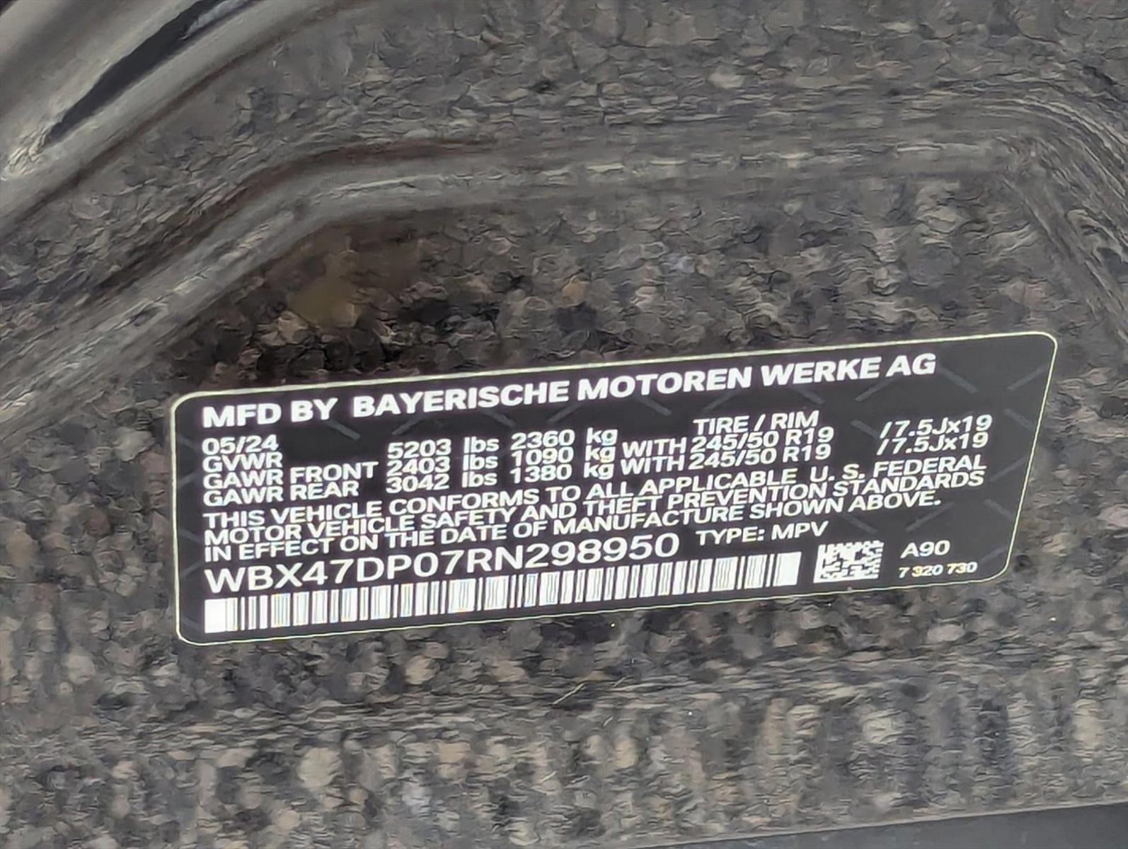 2024 BMW X3 sDrive30i Sports Activity Vehicle