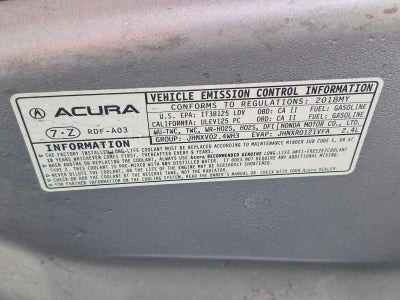 2018 Acura TLX 2.4L FWD