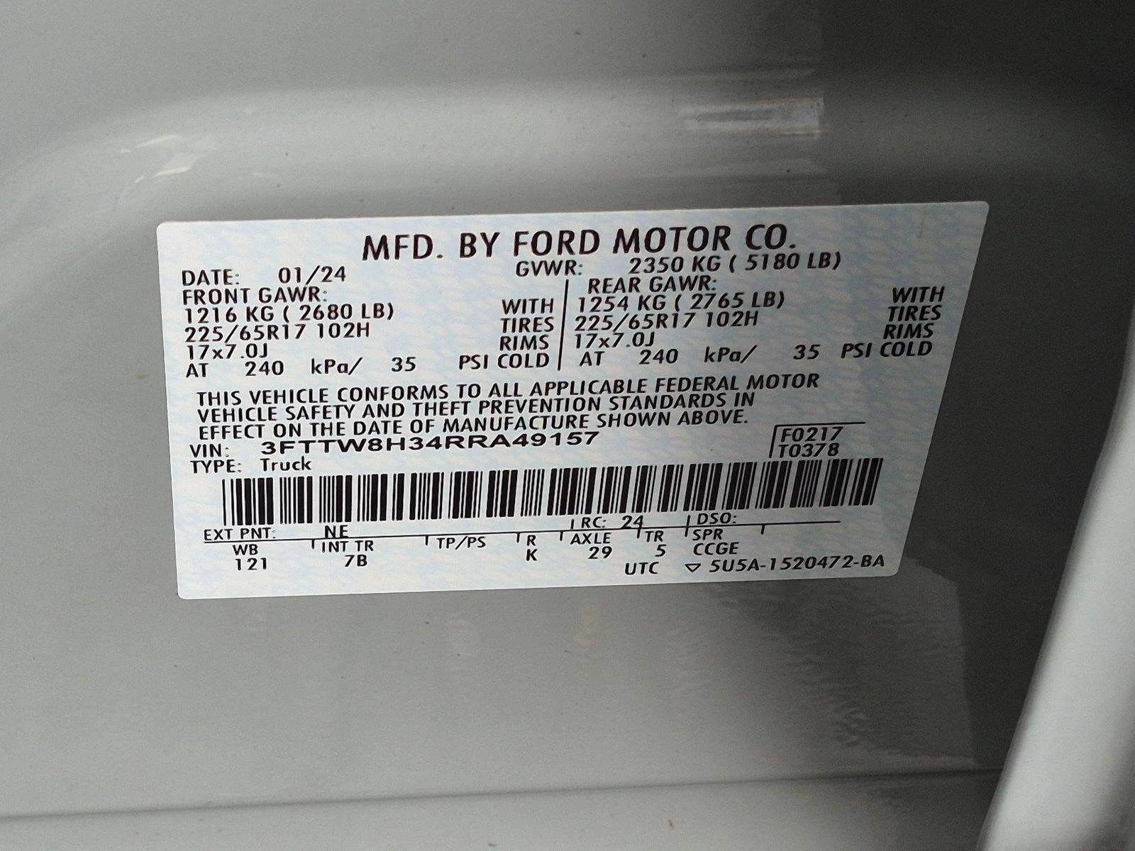 2024 Ford Maverick XLT FWD SuperCrew