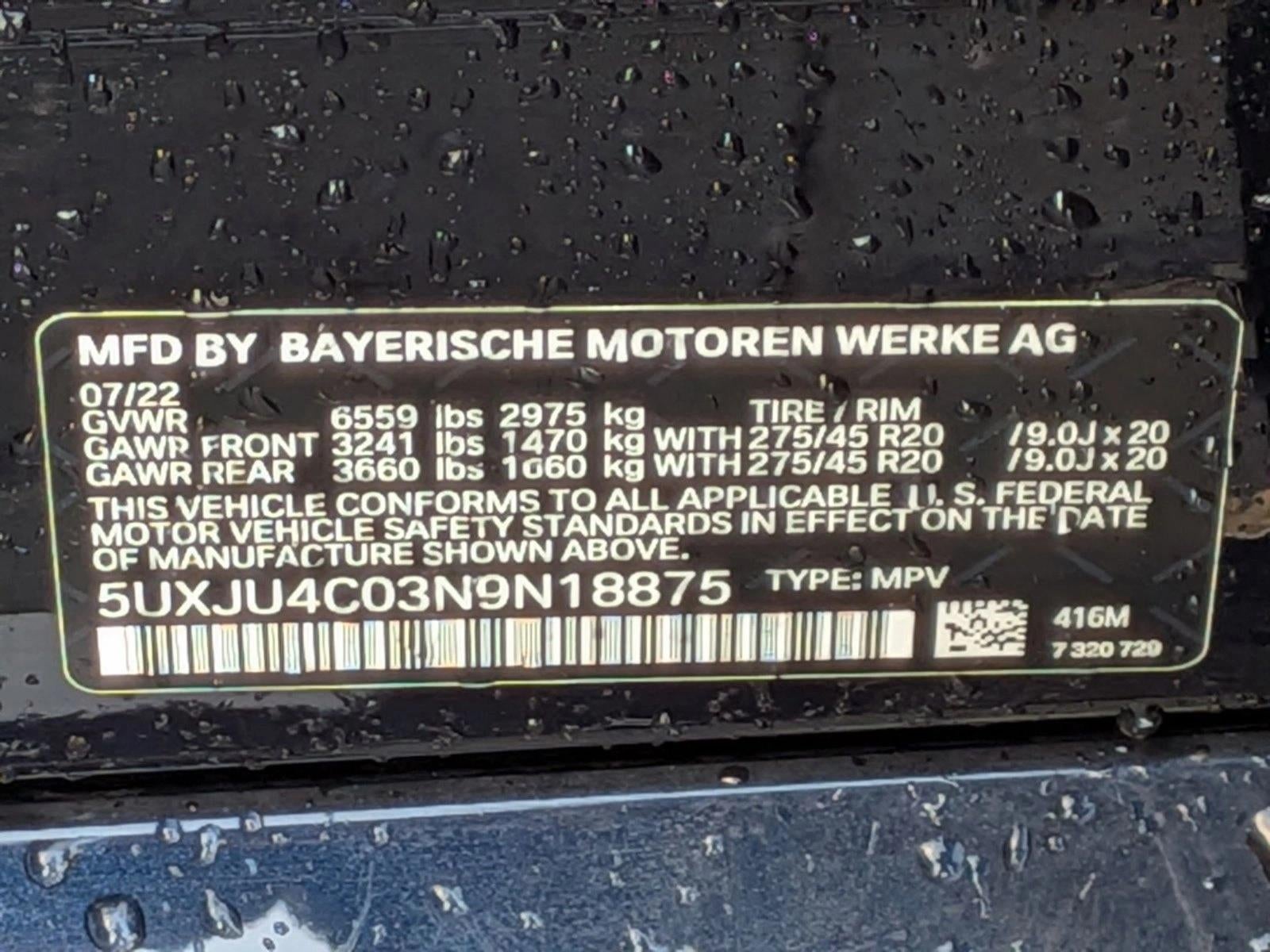 2022 BMW X5 M50i Sports Activity Vehicle