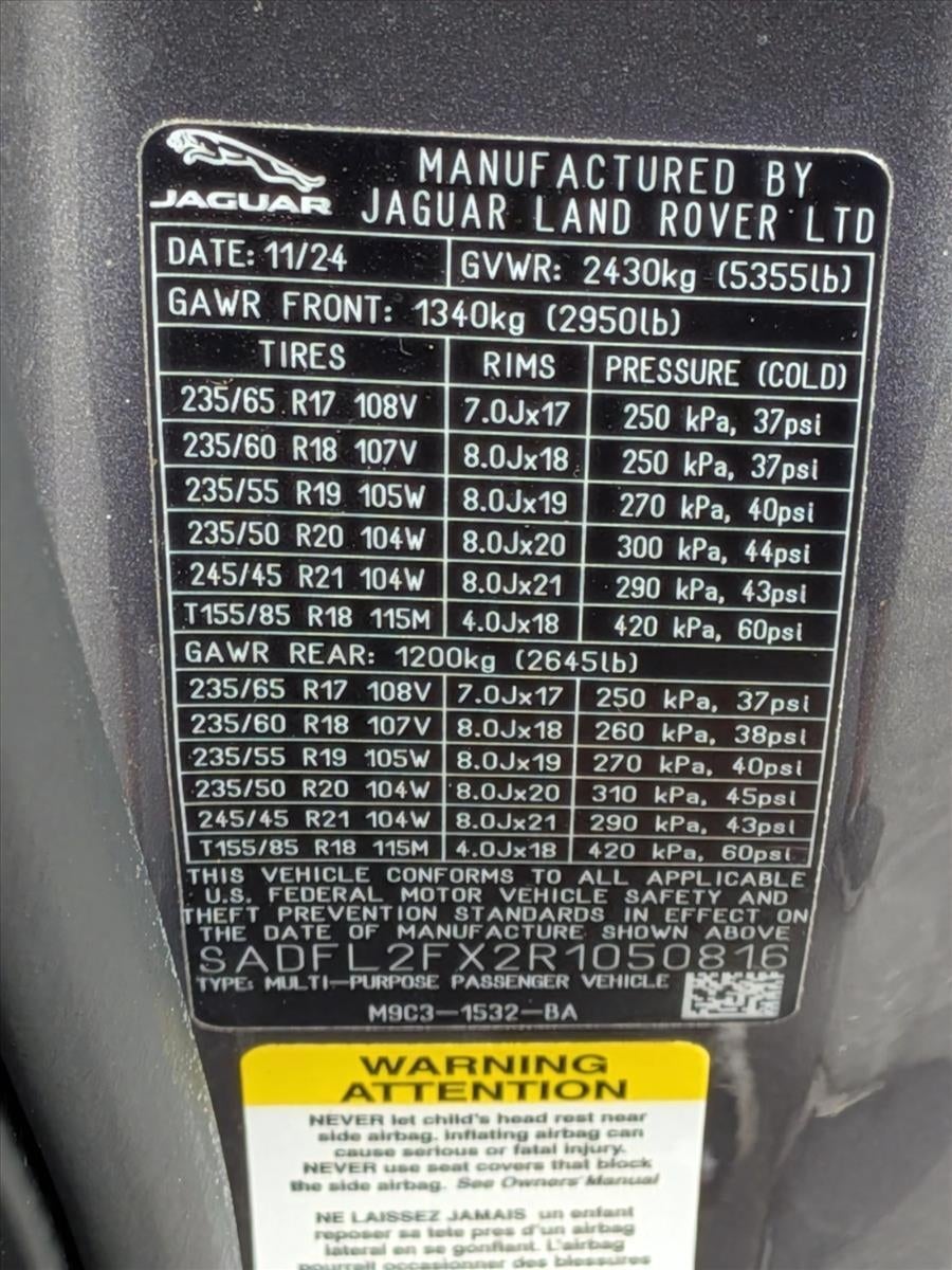 2024 Jaguar E-PACE R-Dynamic SE P250 AWD