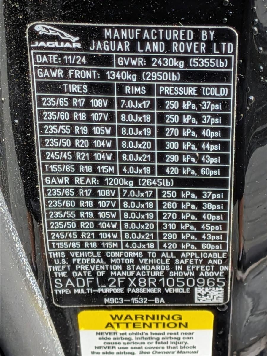 2024 Jaguar E-PACE R-Dynamic SE P250 AWD