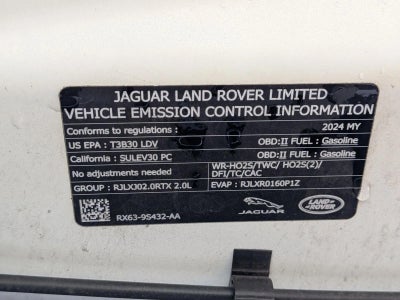 2024 Jaguar XF R-Dynamic SE Sedan RWD