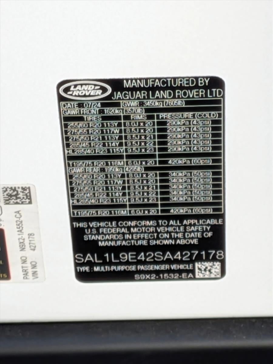 2025 Land Rover Range Rover Sport P460 PHEV Dynamic SE