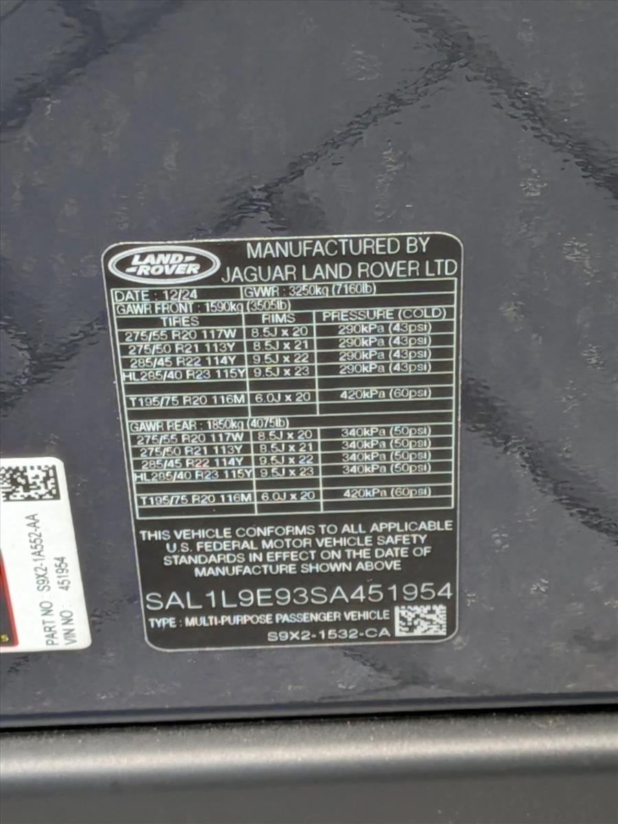 2025 Land Rover Range Rover Sport P530 Dynamic SE