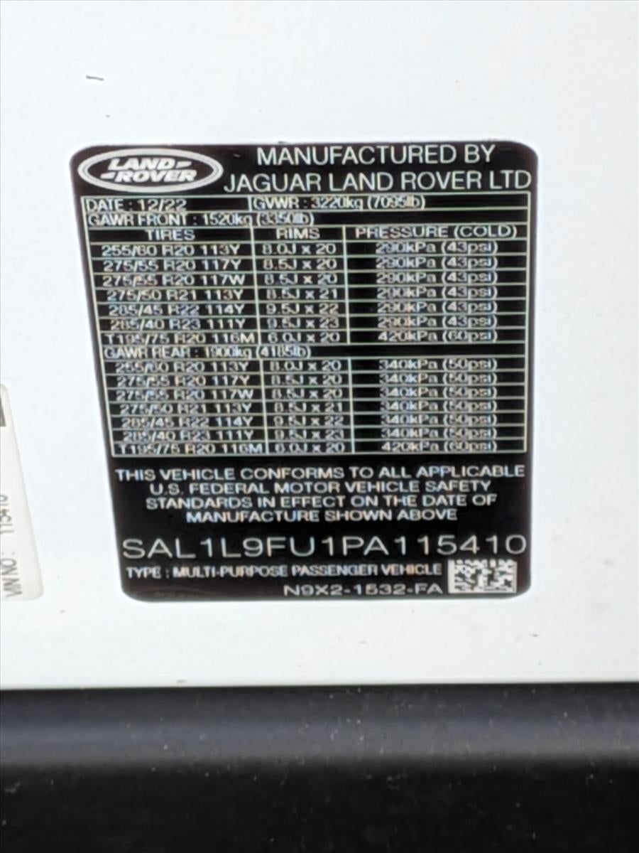 2023 Land Rover Range Rover Sport P400 SE Dynamic