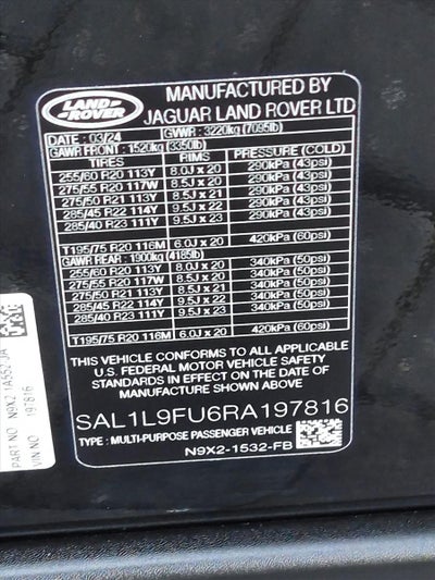 2024 Land Rover Range Rover Sport P400 Dynamic SE
