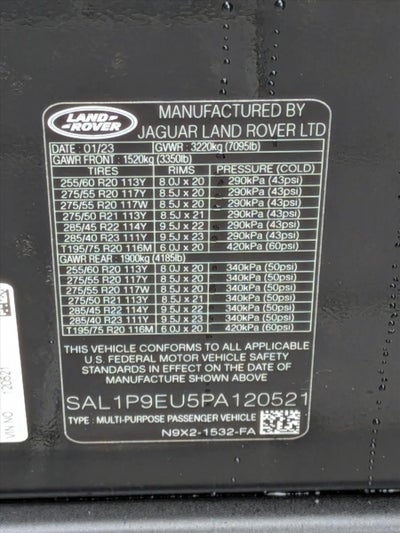 2023 Land Rover Range Rover Sport P360 SE