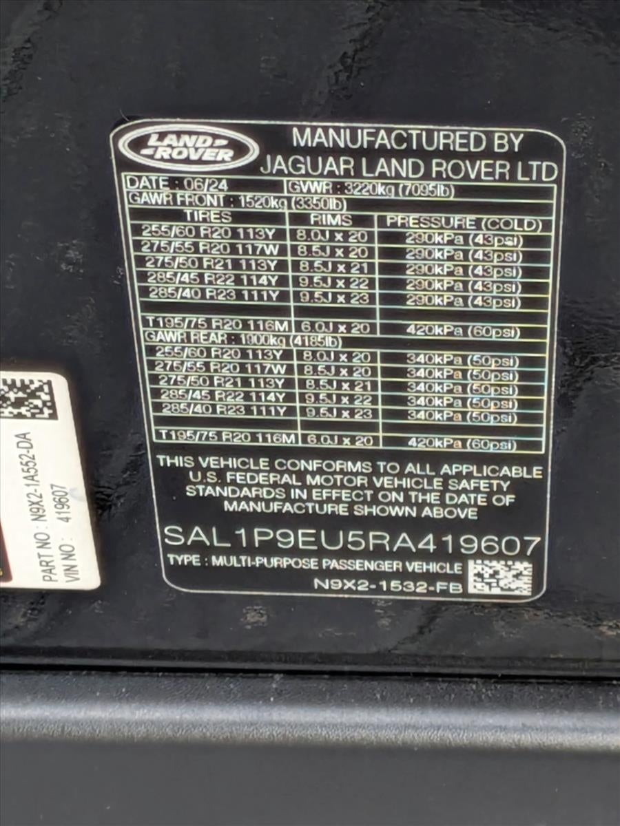 2024 Land Rover Range Rover Sport P360 SE