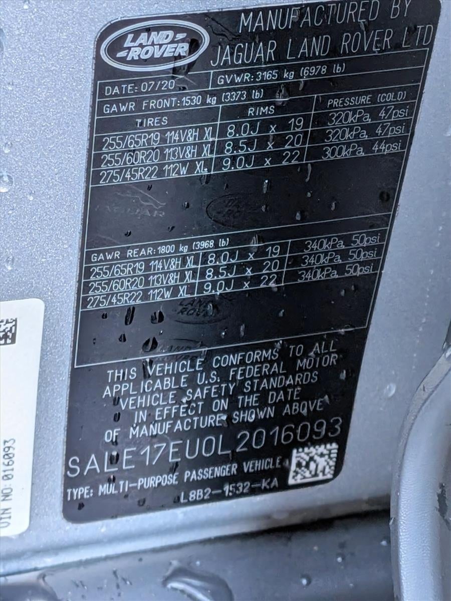 2020 Land Rover Defender 110 First Edition AWD