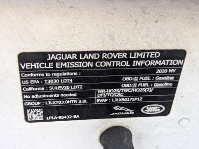 2020 Land Rover Range Rover SWB