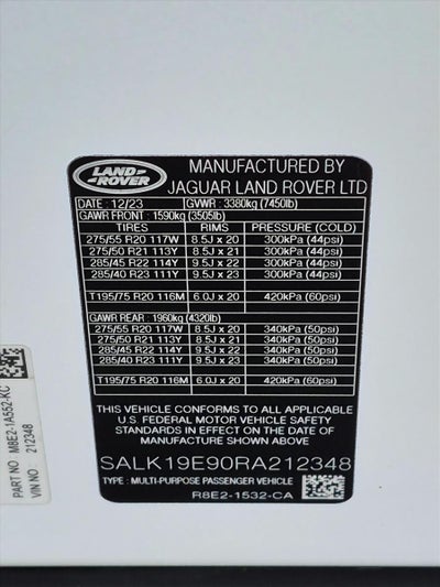 2024 Land Rover Range Rover P530 Autobiography SWB