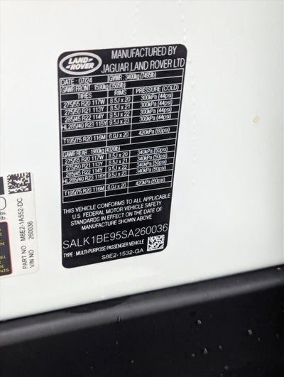 2025 Land Rover Range Rover P530 Autobiography LWB