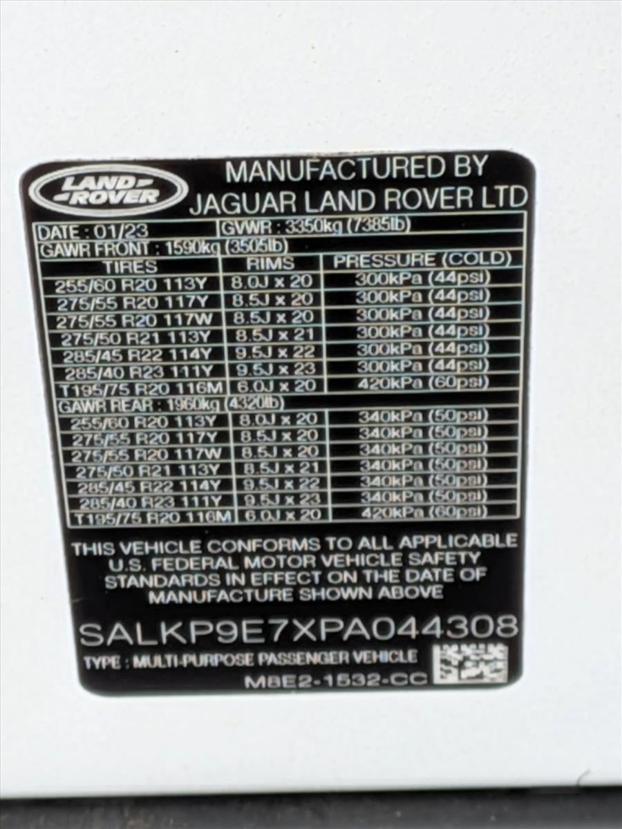 2023 Land Rover Range Rover P530 SE SWB