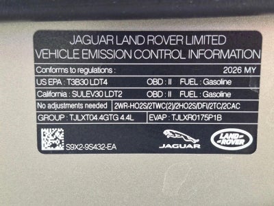 2026 Land Rover Range Rover P530 SE SWB