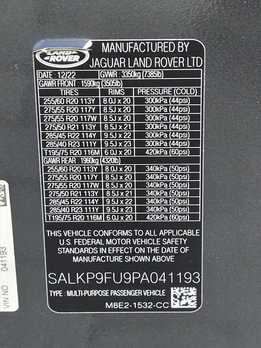 2023 Land Rover Range Rover P400 SE SWB