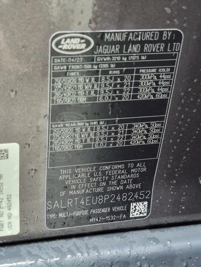 2023 Land Rover Discovery P360 S R-Dynamic