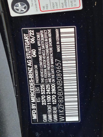 2022 Mercedes-Benz E-Class E 350 RWD Sedan