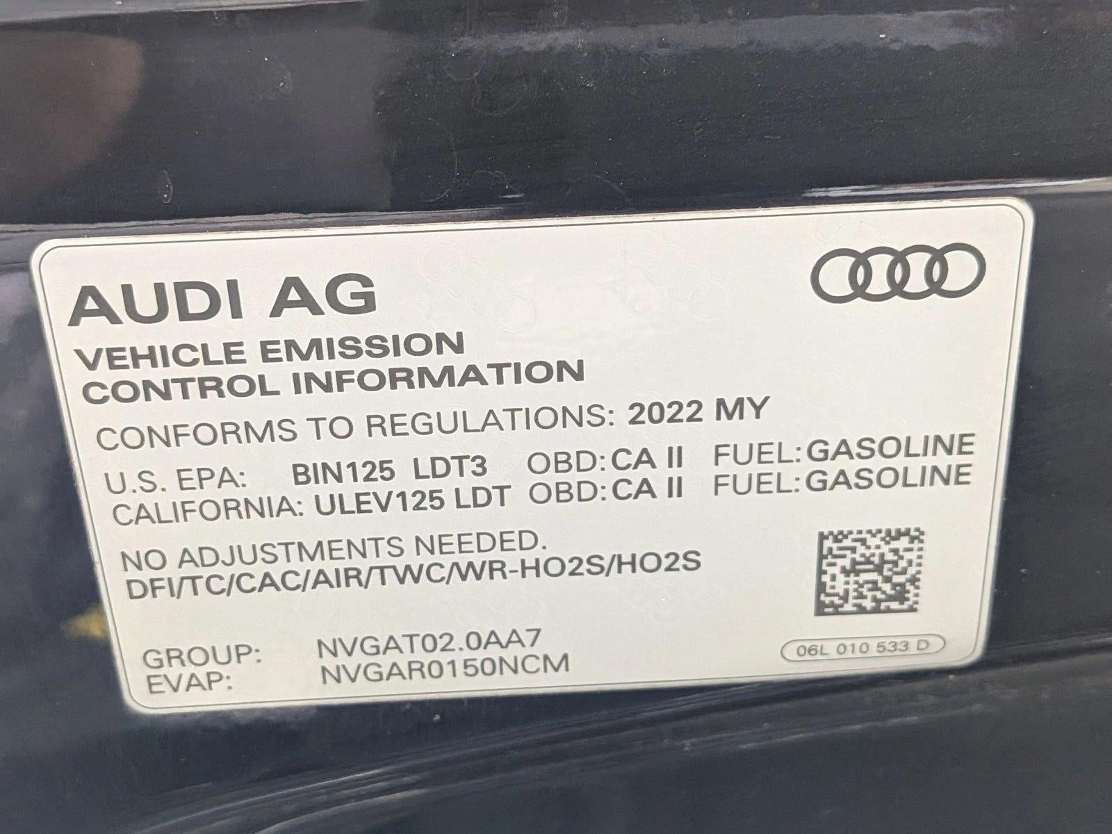 2022 Audi Q7 Premium Plus 45 TFSI quattro
