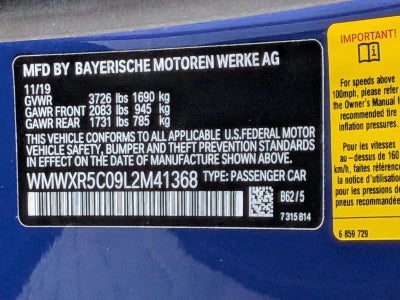 2020 MINI Cooper S Hardtop Cooper S