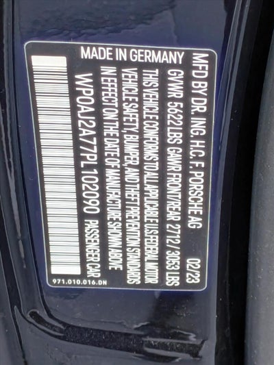 2023 Porsche Panamera 4 Platinum Edition AWD