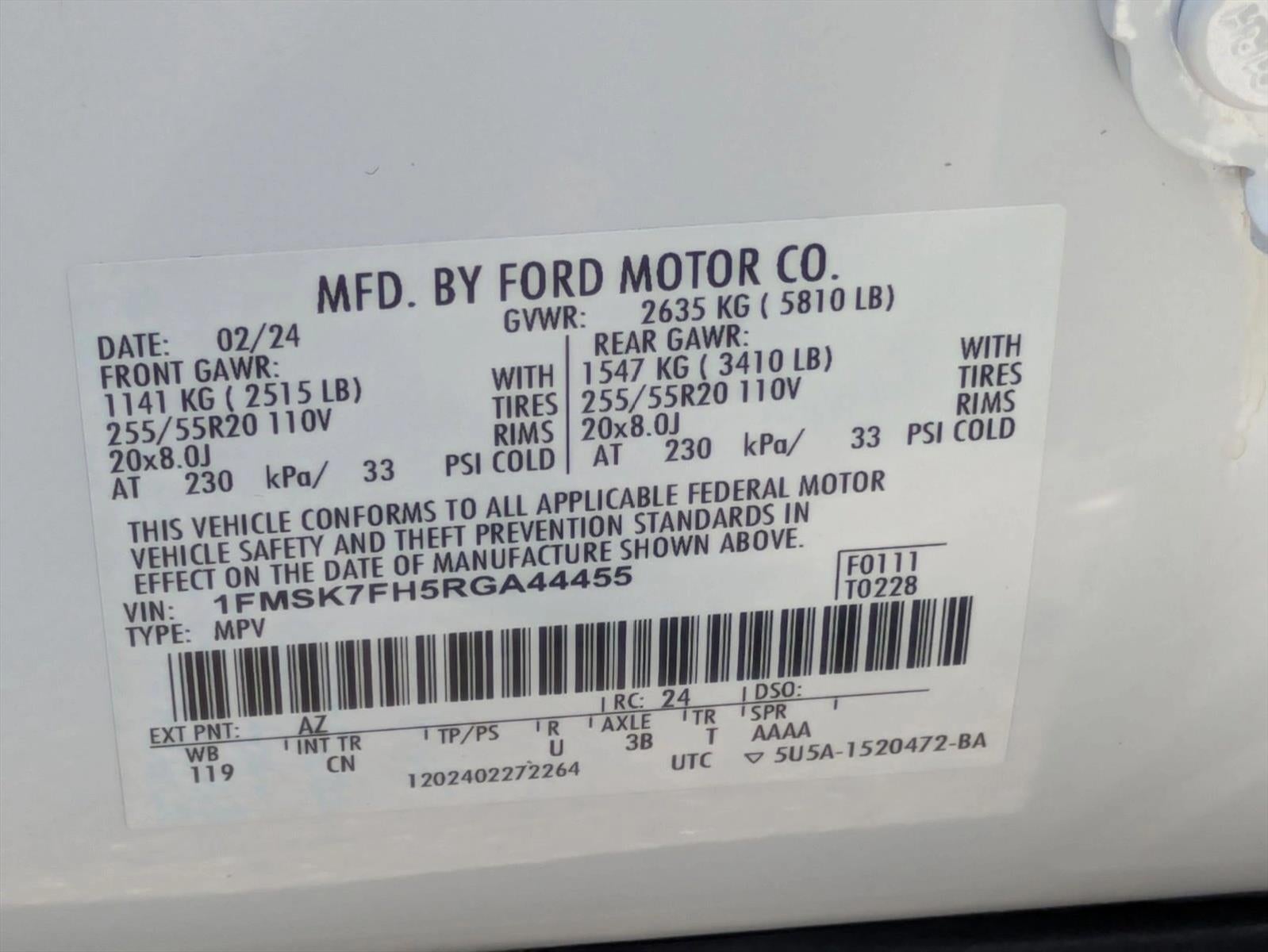 2024 Ford Explorer Limited RWD