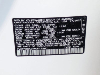 2021 Volkswagen Atlas 2.0T SEL Premium 4MOTION *Ltd Avail*