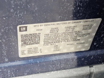 2020 Chevrolet Equinox FWD LT