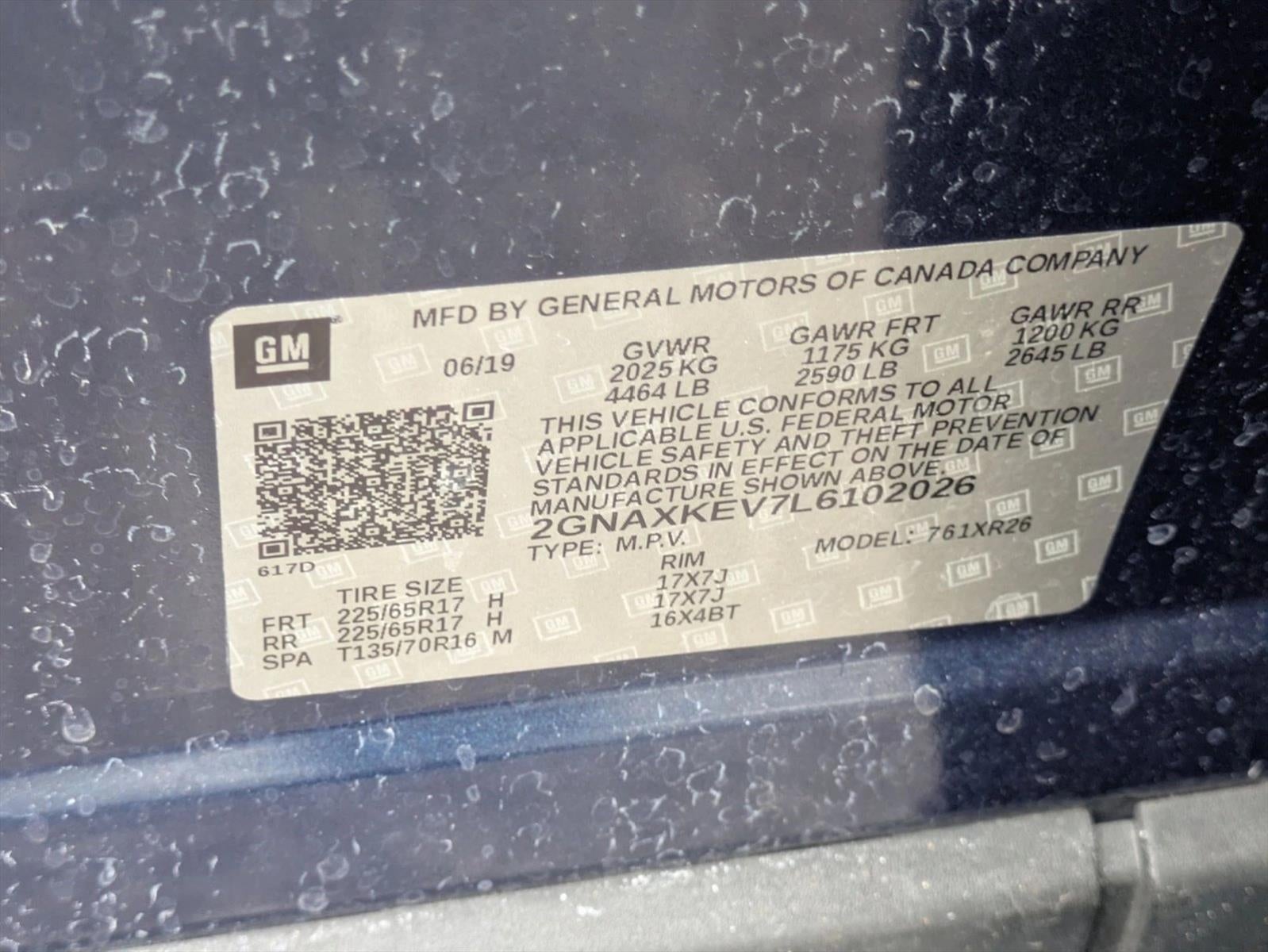 2020 Chevrolet Equinox FWD LT