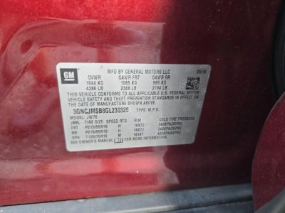 2016 Chevrolet Trax FWD 4dr LTZ