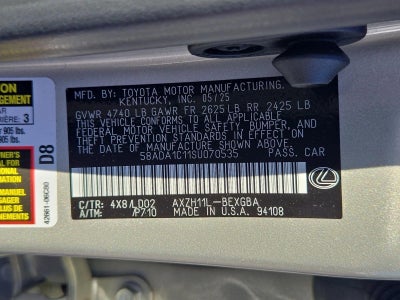 2025 Lexus ES 300h FWD
