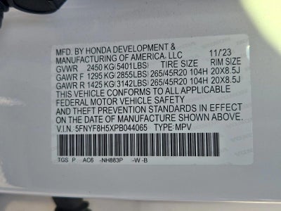 2023 Honda Passport EX-L AWD