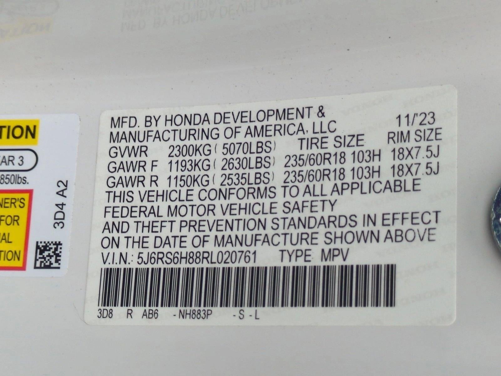 2024 Honda CR-V Hybrid Sport-L AWD