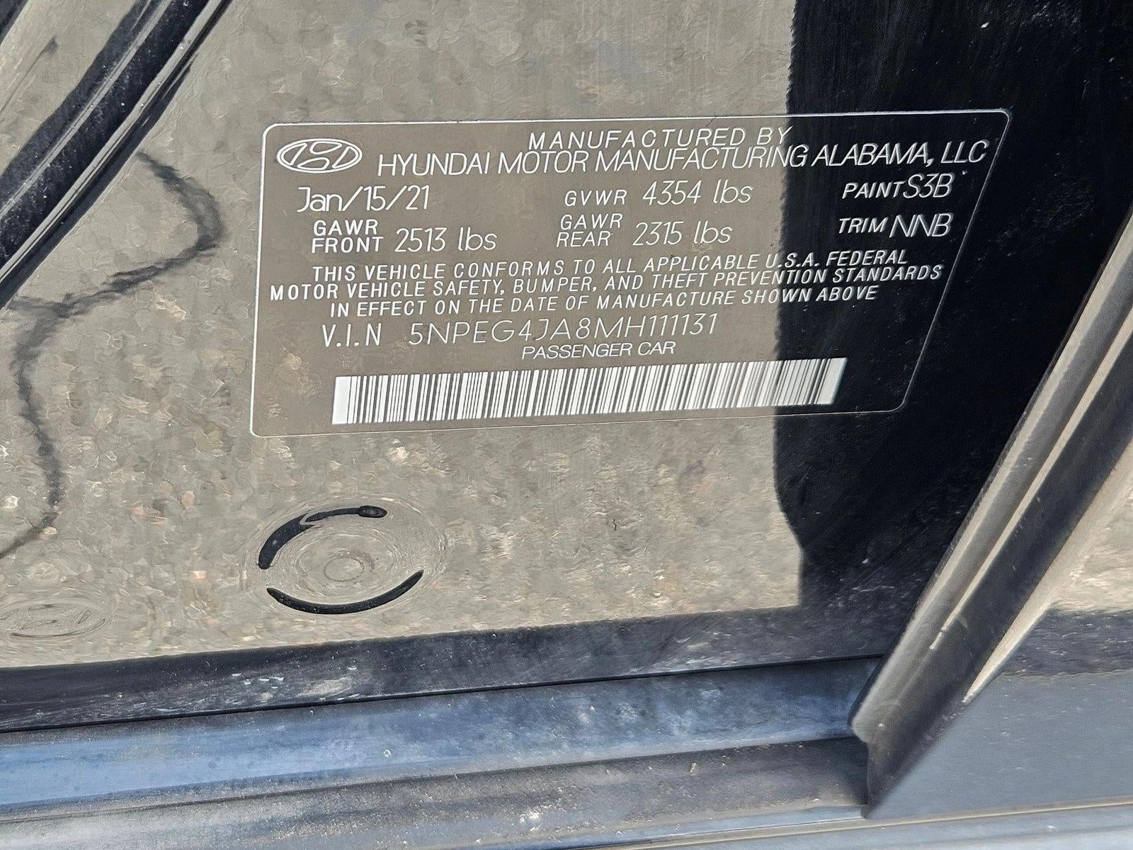 2021 Hyundai SONATA SE 2.5L