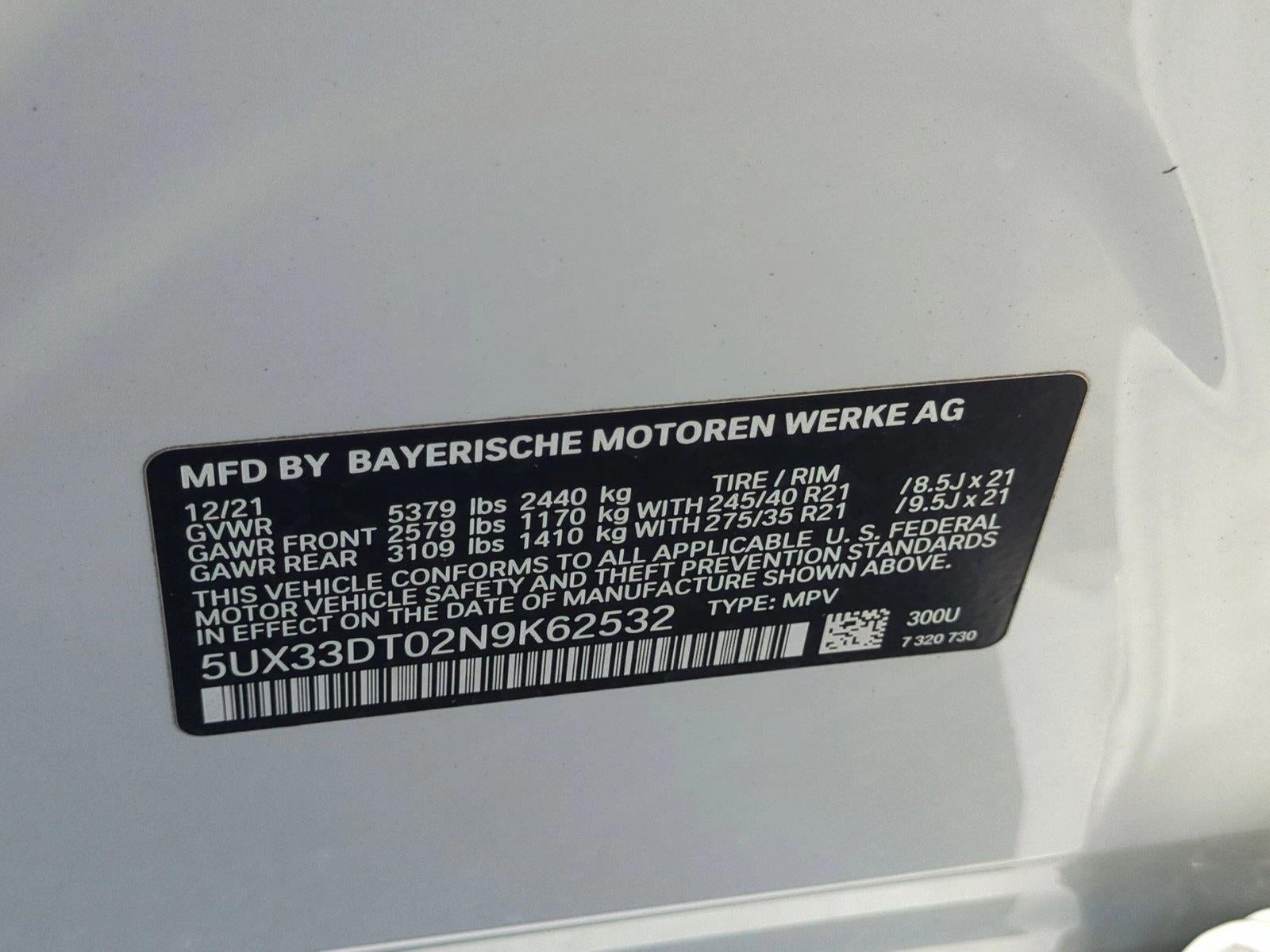 2022 BMW X4 xDrive30i Sports Activity Coupe