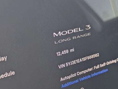 2025 Tesla Model 3 Long Range RWD