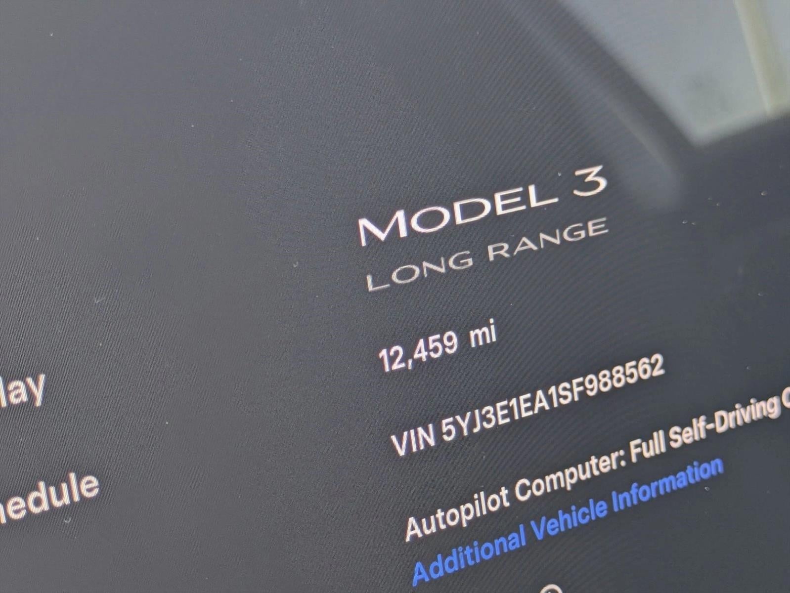 2025 Tesla Model 3 Long Range RWD