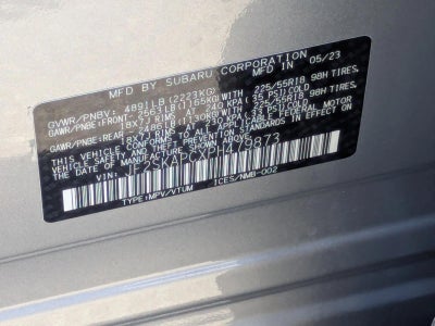 2023 Subaru Forester Limited CVT