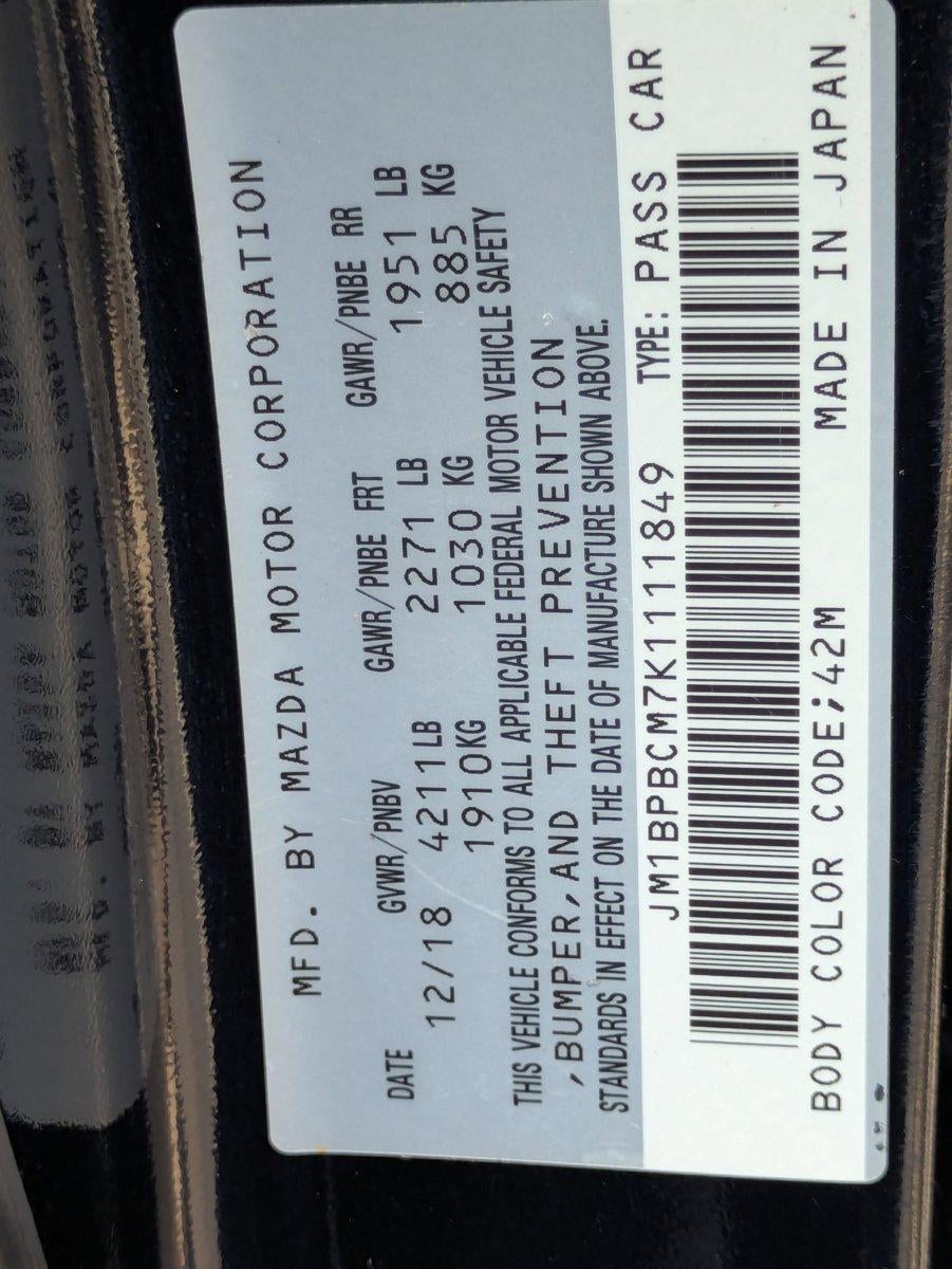 2019 Mazda Mazda3 Sedan AWD w/Preferred Pkg