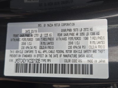 2019 Mazda Mazda CX-9 Grand Touring FWD
