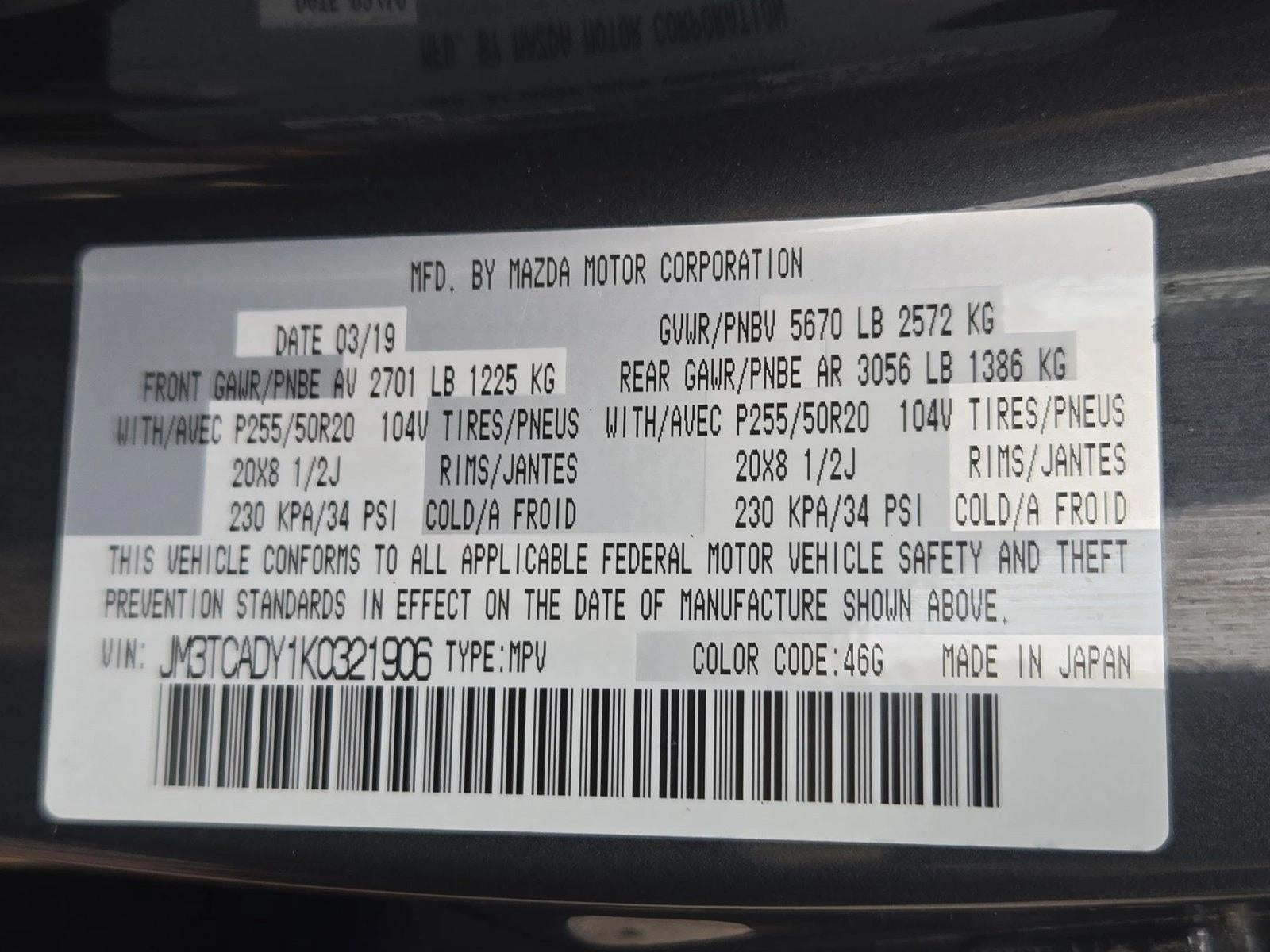 2019 Mazda Mazda CX-9 Grand Touring FWD