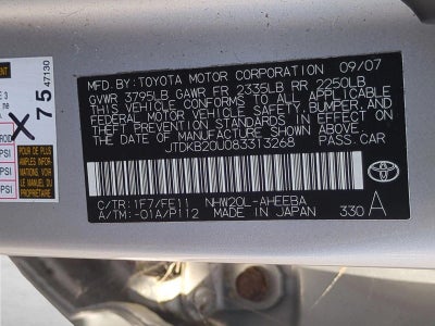 2008 Toyota Prius 5dr HB (Natl)