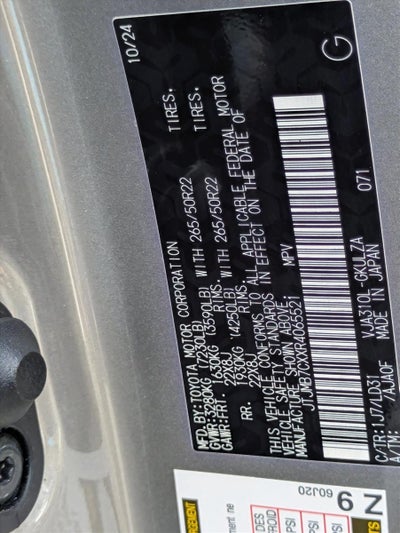 2024 Lexus LX 600 F SPORT 4WD