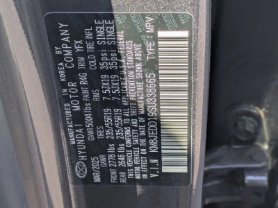 2025 Hyundai TUCSON Hybrid Limited AWD