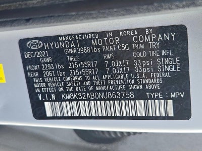 2022 Hyundai KONA SEL Auto FWD