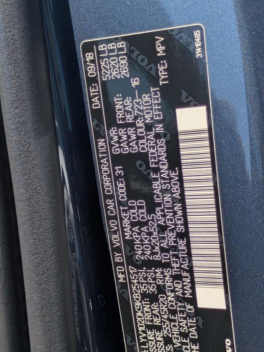 2019 Volvo XC60 T5 FWD Momentum