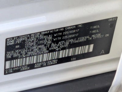 2022 Toyota RAV4 XLE FWD (GS)